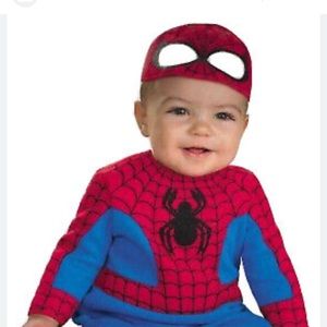 Disguise marvel super hero squad spider-man infant costume. NWT 0-6 months
